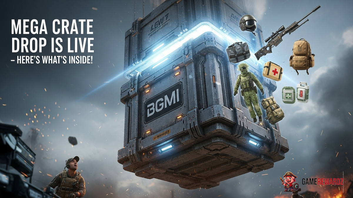 BGMI's Mega Crate Drop is Live – Here's What's Inside!